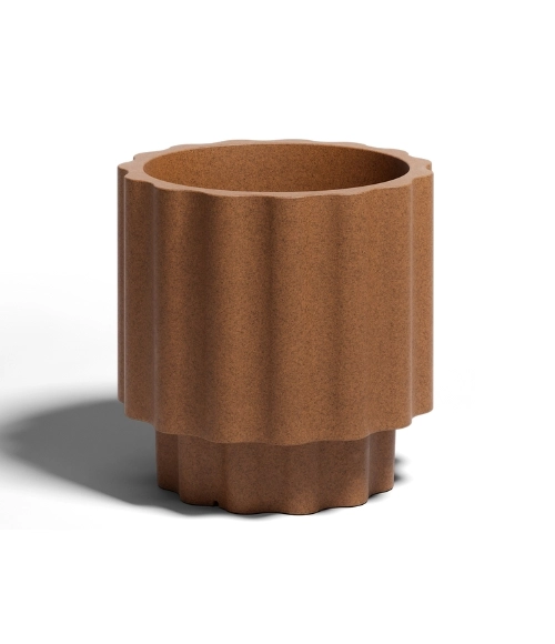 Donica w kolorze stalowej rdzy Ribbo 55